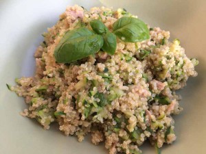 Quinoa tonno e zucchine