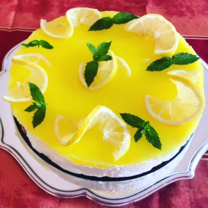 Torta fredda al limone