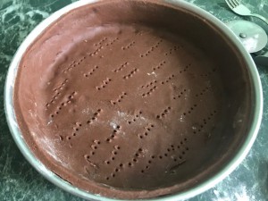 Crostata al cacao con crema di mascarpone e mele2